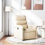 Sillón reclinable de tela crema en Sillones | Comprar online en Foru.es