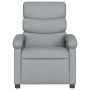 Sillón reclinable de masaje de tela gris claro en Sillones | Comprar online en Foru.es