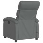 Sillón de masaje reclinable de tela gris oscuro en Sillones | Comprar online en Foru.es