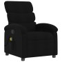 Sillón reclinable de masaje de tela negro en Sillones | Comprar online en Foru.es