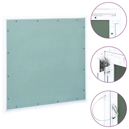 Aluminum frame and plasterboard access panel 500x500 mm by vidaXL, Traps - Ref: Foro24-145102, Price: 63,51 €, Discount: %