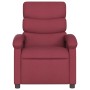 Sillón de masaje reclinable de tela color vino tinto en Sillones | Comprar online en Foru.es