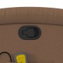 Sillón reclinable con masaje de tela marrón en Sillones | Comprar online en Foru.es