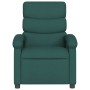 Sillón de masaje reclinable de tela verde oscuro en Sillones | Comprar online en Foru.es