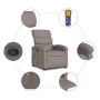 Sillón de masaje reclinable de tela gris taupé en Sillones | Comprar online en Foru.es