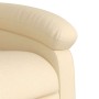Sillón de masaje reclinable de tela crema en Sillones | Comprar online en Foru.es