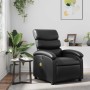 Sillón de masaje reclinable cuero sintético negro en Sillones | Comprar online en Foru.es