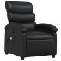 Sillón de masaje reclinable cuero sintético negro en Sillones | Comprar online en Foru.es