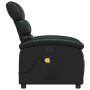 Sillón de masaje reclinable cuero sintético negro en Sillones | Comprar online en Foru.es