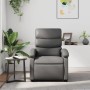 Sillón de masaje reclinable cuero sintético gris en Sillones | Comprar online en Foru.es