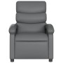 Sillón de masaje reclinable cuero sintético gris en Sillones | Comprar online en Foru.es