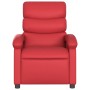 Sillón de masaje reclinable cuero sintético rojo en Sillones | Comprar online en Foru.es