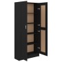 Estantería madera contrachapada negro 82,5x30,5x185,5 cm de vidaXL, Librerías y estanterías - Ref: Foro24-802733, Precio: 121...