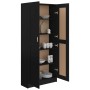Estantería madera contrachapada negro 82,5x30,5x185,5 cm de vidaXL, Librerías y estanterías - Ref: Foro24-802733, Precio: 121...