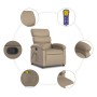 Sillón de masaje reclinable cuero sintético color capuchino en Sillones | Comprar online en Foru.es
