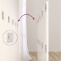 Cabecero cama madera contrachapada blanco brillo 160x1,5x80 cm de vidaXL, Cabeceros y pies de cama - Ref: Foro24-811040, Prec...