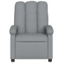 Sillón reclinable de tela gris claro en Sillones | Comprar online en Foru.es