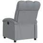 Sillón reclinable de tela gris claro en Sillones | Comprar online en Foru.es