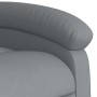 Sillón reclinable de tela gris claro en Sillones | Comprar online en Foru.es