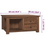 Mesa de centro de madera de teca maciza 68x68x33 cm de vidaXL, Mesas de centro - Ref: Foro24-289080, Precio: 165,99 €, Descue...