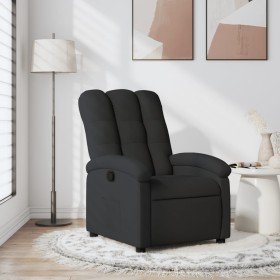Sillón reclinable de tela negro en Sillones | Comprar online en Foru.es