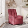 Sillón reclinable de tela rojo tinto en Sillones | Comprar online en Foru.es
