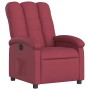 Sillón reclinable de tela rojo tinto en Sillones | Comprar online en Foru.es