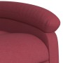 Sillón reclinable de tela rojo tinto en Sillones | Comprar online en Foru.es