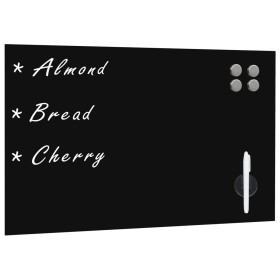 Pizarra magnética de pared vidrio 50x30 cm de vidaXL, Pizarras blancas - Ref: Foro24-285368, Precio: 23,16 €, Descuento: %