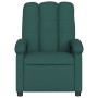 Sillón reclinable de tela verde oscuro en Sillones | Comprar online en Foru.es