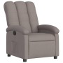 Sillón reclinable de tela gris taupe en Sillones | Comprar online en Foru.es