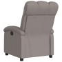 Sillón reclinable de tela gris taupe en Sillones | Comprar online en Foru.es
