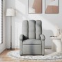 Sillón reclinable de masaje de tela gris claro en Sillones | Comprar online en Foru.es