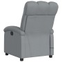 Sillón reclinable de masaje de tela gris claro en Sillones | Comprar online en Foru.es