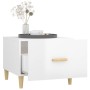 Mesa de centro madera contrachapada brillo blanco 50x50x40 cm de vidaXL, Mesas de centro - Ref: Foro24-812720, Precio: 45,90 ...