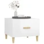 Mesa de centro madera contrachapada brillo blanco 50x50x40 cm de vidaXL, Mesas de centro - Ref: Foro24-812720, Precio: 45,41 ...