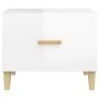 Mesa de centro madera contrachapada brillo blanco 50x50x40 cm de vidaXL, Mesas de centro - Ref: Foro24-812720, Precio: 45,41 ...