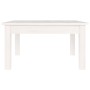 Mesa de centro de madera maciza de pino blanco 55x55x30 cm de vidaXL, Mesas de centro - Ref: Foro24-814230, Precio: 43,51 €, ...