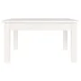 Mesa de centro de madera maciza de pino blanco 55x55x30 cm de vidaXL, Mesas de centro - Ref: Foro24-814230, Precio: 42,93 €, ...