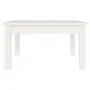 Mesa de centro de madera maciza de pino blanco 55x55x30 cm de vidaXL, Mesas de centro - Ref: Foro24-814230, Precio: 42,93 €, ...