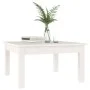 Mesa de centro de madera maciza de pino blanco 55x55x30 cm de vidaXL, Mesas de centro - Ref: Foro24-814230, Precio: 42,93 €, ...