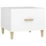Mesa de centro madera contrachapada blanco 50x50x40 cm de vidaXL, Mesas de centro - Ref: Foro24-812708, Precio: 41,20 €, Desc...