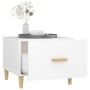 Mesa de centro madera contrachapada blanco 50x50x40 cm de vidaXL, Mesas de centro - Ref: Foro24-812708, Precio: 41,52 €, Desc...