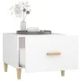Mesa de centro madera contrachapada blanco 50x50x40 cm de vidaXL, Mesas de centro - Ref: Foro24-812708, Precio: 41,20 €, Desc...