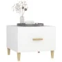 Mesa de centro madera contrachapada blanco 50x50x40 cm de vidaXL, Mesas de centro - Ref: Foro24-812708, Precio: 41,20 €, Desc...