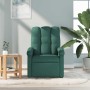 Sillón de masaje reclinable de tela verde oscuro en Sillones | Comprar online en Foru.es