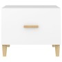 Mesa de centro madera contrachapada blanco 50x50x40 cm de vidaXL, Mesas de centro - Ref: Foro24-812708, Precio: 41,52 €, Desc...