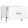 Mesa de centro madera contrachapada blanco 50x50x40 cm de vidaXL, Mesas de centro - Ref: Foro24-812708, Precio: 41,52 €, Desc...
