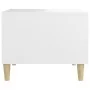 Mesa de centro madera contrachapada blanco 50x50x40 cm de vidaXL, Mesas de centro - Ref: Foro24-812708, Precio: 41,20 €, Desc...