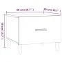Mesa de centro 2 uds madera ingeniería gris hormigón 50x50x40cm de vidaXL, Mesas de centro - Ref: Foro24-812717, Precio: 59,9...